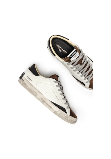 Sneaker Günlük Erkek 11072aa8 Crime London Dıstressed 2.00 White Beyaz