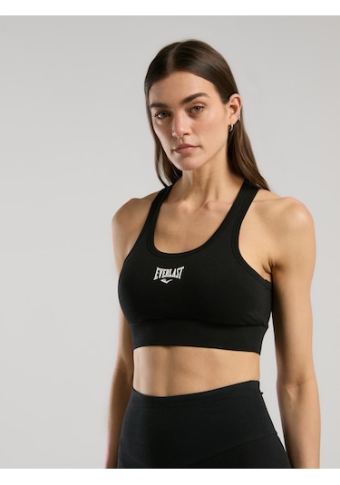 Everlast Ever Essentials Siyah Kadın Pamuk Sporcu Sütyeni Siyah