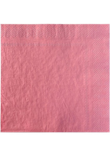 Servis Peçete Pembe 33x33 Cm - 20 Adet