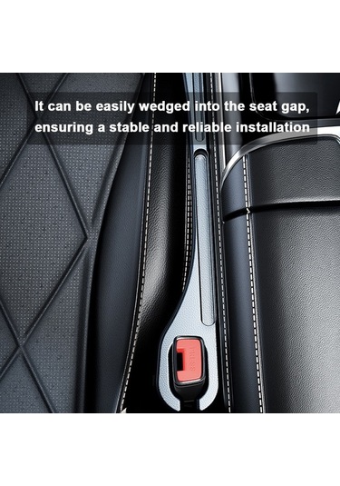 Ulzyvf Premium Deri Dokulu Koltuk Arası Dolgusu - Telefon & Anahtar Tutucu, Düşmeyi Önleyici 2'li Set