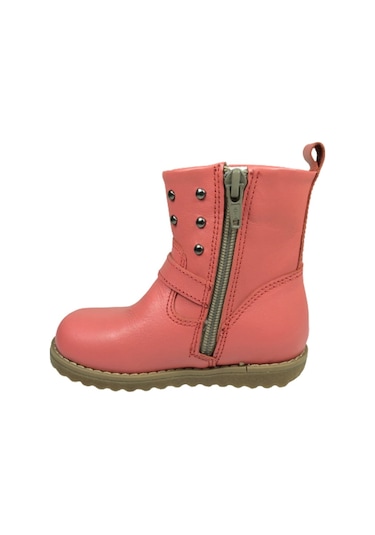 Ortopedikal Cici Bebe Kız Çocuk Bot % 100 Deri Ortopedik Anatomik (389158370) Mercan