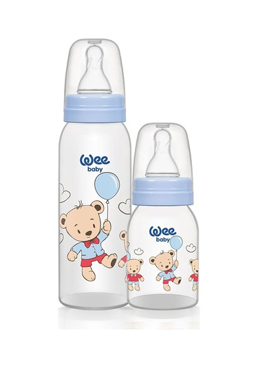 Wee Baby 125+250 2'li Pp Biberon Mavi 5 Adet 281
