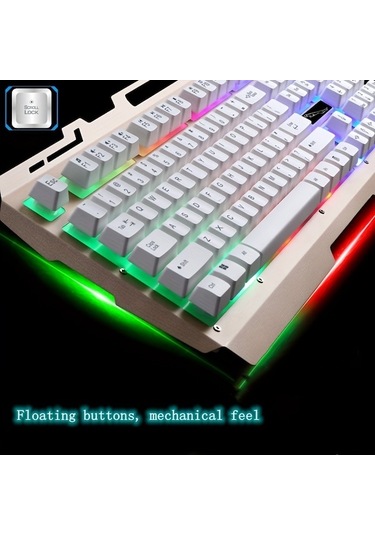 Fastbuy G700 Kablolu Klavye Dizüstü Metal Standı Oyun Klavyesi