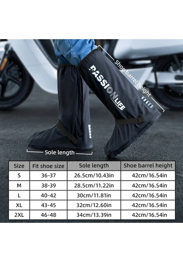 Willowhaven Dayanıklı Kalın Yüksek Topuklu Siyah Su Geçirmez Kar Geçirmez Outdoor Bisiklet Koruyucu Ayakkabı Kılıfı Altın