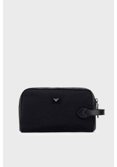 Emporio Armani Logolu Tek Saplı Çanta Erkek Çanta Em007035 Af28742 Uc001 Siyah