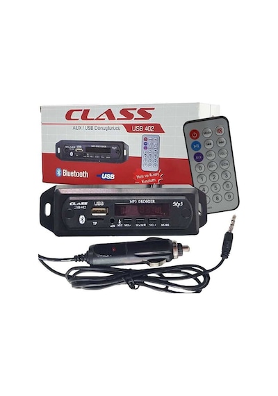 Class Usb 402 Oto Araç Teyp Aux Usb Sd Çevirici Bluetooth Usb 402