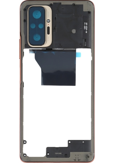 Xiaomi Redmi Note 10 Pro Max / Redmi Note 10 Pro / Redmi Note 10 Pro Hindistan İçin  Orta Çerçeve Çerçeve Plakası M2101k6p M2101k6g M2101k6ı Altın
