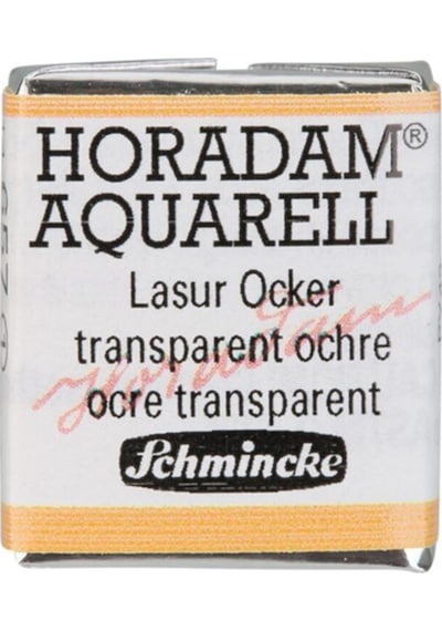 Schmincke Horadam Aquarell Artist Sulu Boya Transparent Ochre Yarım Tablet
