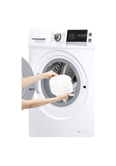 Beyaz Fermuarlı İç Çamaşır Yıkama Filesi Torbası 20x10 Tr Beyaz Diğer