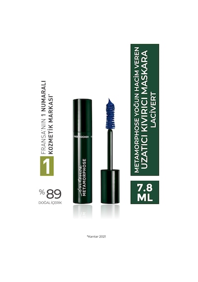Lacivert Yoğun Hacim Veren Uzatıcı Kıvırıcı Metamophose Maskara 7,8ml