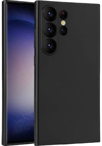 Galaxy S24 Ultra Kılıf Zore Premier Silikon Kapak Siyah