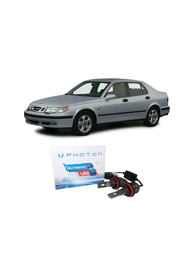 Saab 9-5 Led Xenon Kısa Far Ampulü H1 Ultimate Yeni Seri Beyaz 1997-2001