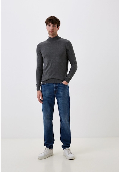 Erkek Yarım Balıkçı Boğazlı Triko Koyu Grimelanj Slim Fit Pamuklu Sık Örme Kazak Ncs Jeans 3005-koyu Gri Koyu Gri Erkek Yarım Balıkçı Boğazlı Triko Koyu Grimelanj Slim Fit Pamuklu Sık Örme Kazak Ncs Jeans 3005-koyu Gri Koyu Gri