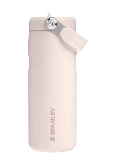 Stanley The Iceflow Flip Straw 2.0 Pipetli Termos Bardak 0.47 Lt / Rose Quartz Pudra