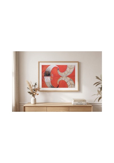 Hilma Af Klint Kuğu No.9 Çerçevesiz Poster 30x42 Cm A3 Tablo Soyut Sanat Duvar Dekoru