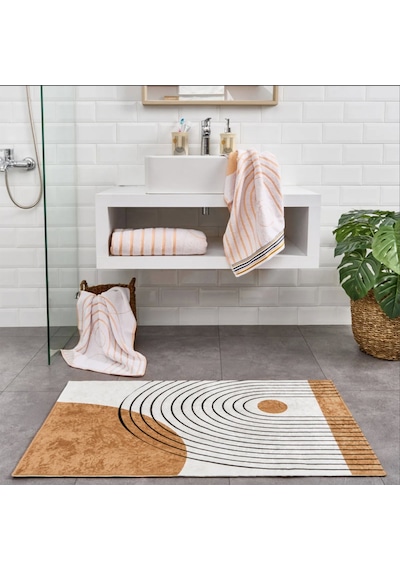Soft Bohem Banyo Paspası - Renkli - 60x100 Cm