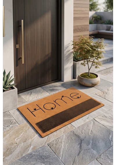 Villadia Home Textile Kapı Önü Paspası Kaymaz Taban Dekoratif Paspas Ev Giriş Antre İç Ve Dış Mekan Paspası 45x70 Cm 6ypycoco