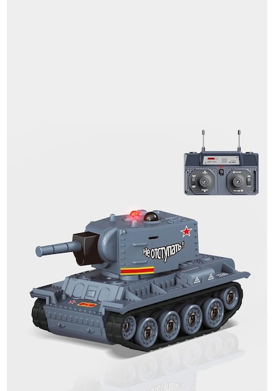 1:64 Rc Mini Tank Seti - Kızılötesi Savaş Özellikli 2'li Sesli Ve Işıklı Uzaktan Kumandalı Tank
