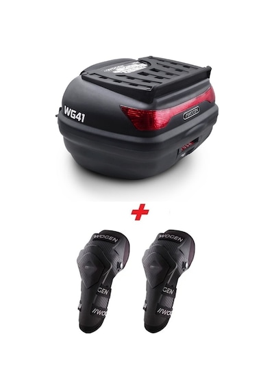 Wogen Wg41 Premium Arka Çanta 41 Litre Siyah + Karbon Dizlik He Siyah