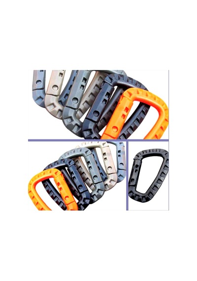 Omeniv 5 Adet Karabina Karabiner Seti Sırt Çantası Outdoor Kamp