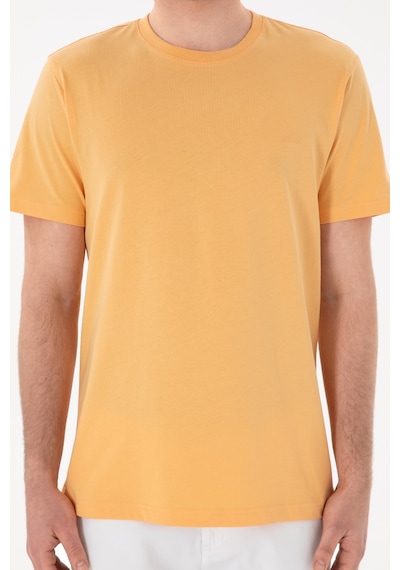 U.S. Polo Assn. Erkek Regular Fit Bisiklet Yaka Turuncu Basic Tişört 50305928-VR202 U.S. Polo Assn. Erkek Regular Fit Bisiklet Yaka Turuncu Basic Tişört 50305928-VR202