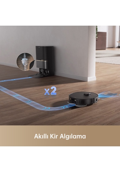 Dreame X40 Ultra Robot Süpürge Siyah