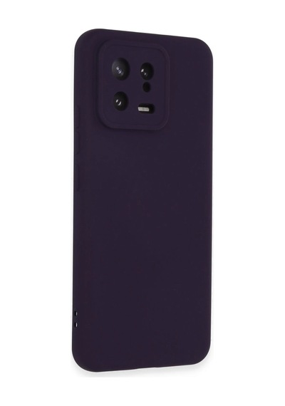 Newface Xiaomi Mi 13 Kılıf Nano İçi Kadife Silikon Lvsqvr - 47 - Mor