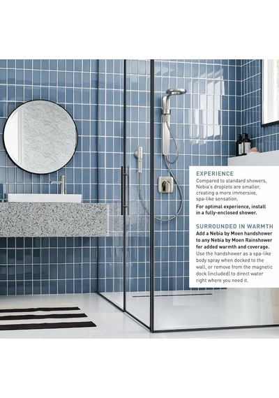 Moen N214h0ch Spa El Duşu, Krom/beyaz Diğer