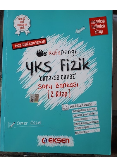 Yks Fizik Soru Bankası 2.kitap