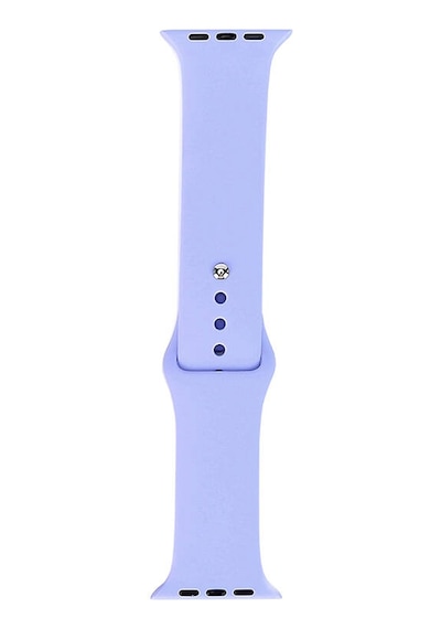 Mobilteam Watch Ultra 49mm Band Serisi Klasik Kordon Silikon Strap Kayış-lila
