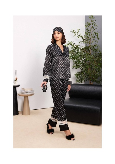 Pierre Cardin Kadın Pijama Takımı 1320.syh Siyah