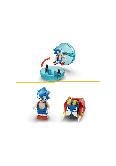 LEGO® 76990 Sonic The Hedgehog Sonic Hız Küresi Meydan Okuması 292 Parça LEGO® 76990 Sonic The Hedgehog Sonic Hız Küresi Meydan Okuması 292 Parça