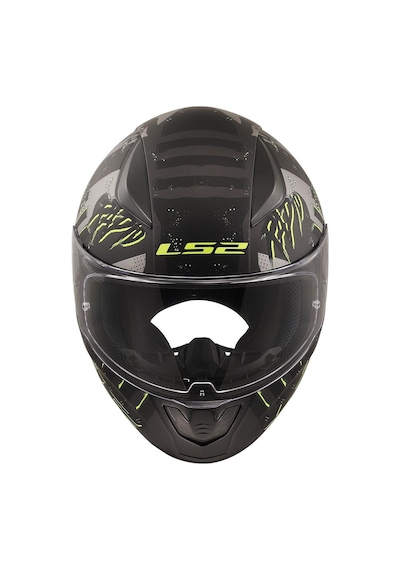 Ls2 Rapıd 2 Pırates Tıtanıum Kask Siyah