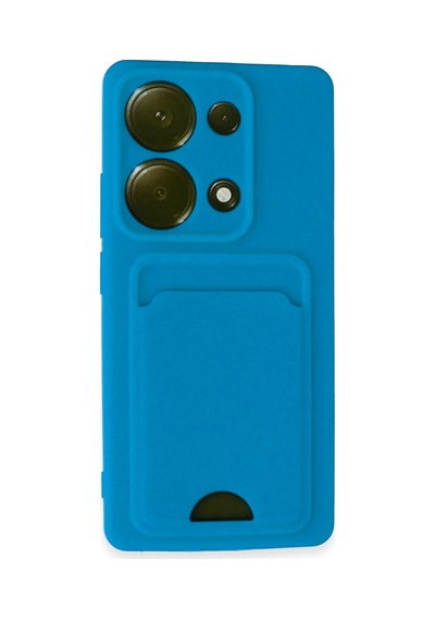 Newface - 191 - Xiaomi Redmi Note 13 Pro 4g Kılıf Kelvin Kartvizitli Silikon - Csmo-tex - - Mavi