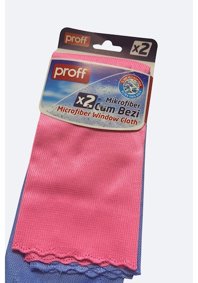 Grimorlife 2 Li Iz Bırakmayan Mikrofiber Cam Temizlik Bezi 40x40 Cm - Cam, Araba, Mutfak, Fiber Temizleme Bezi