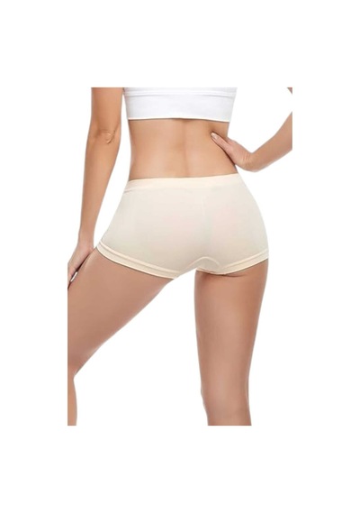 Uniquetrenders Kadın Dikişsiz Boxer 3'lü Set Ten Rengi