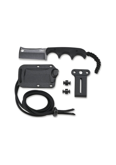 Crkt Minimalist Cleaver Blackout Kamp Bıçak Siyah