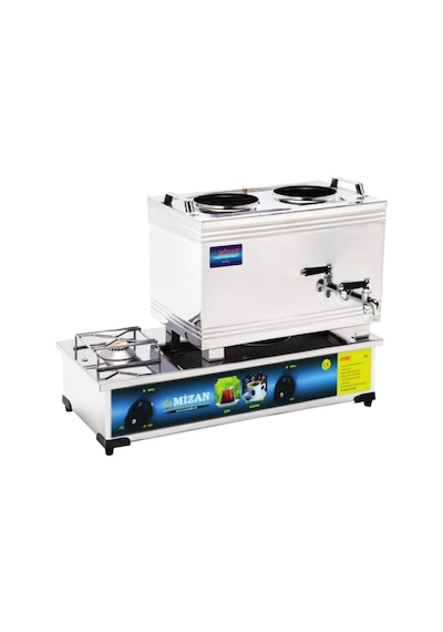 Mizan 25 Lik Tüplü 20 Litre 2 Demlikli Çay Kazanı