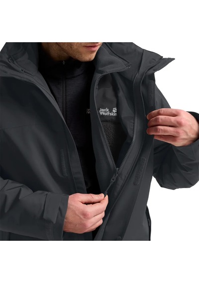 Jack Wolfskin Jack Wolfskın A66473 Stonelite 3in1 Mont Antrasit