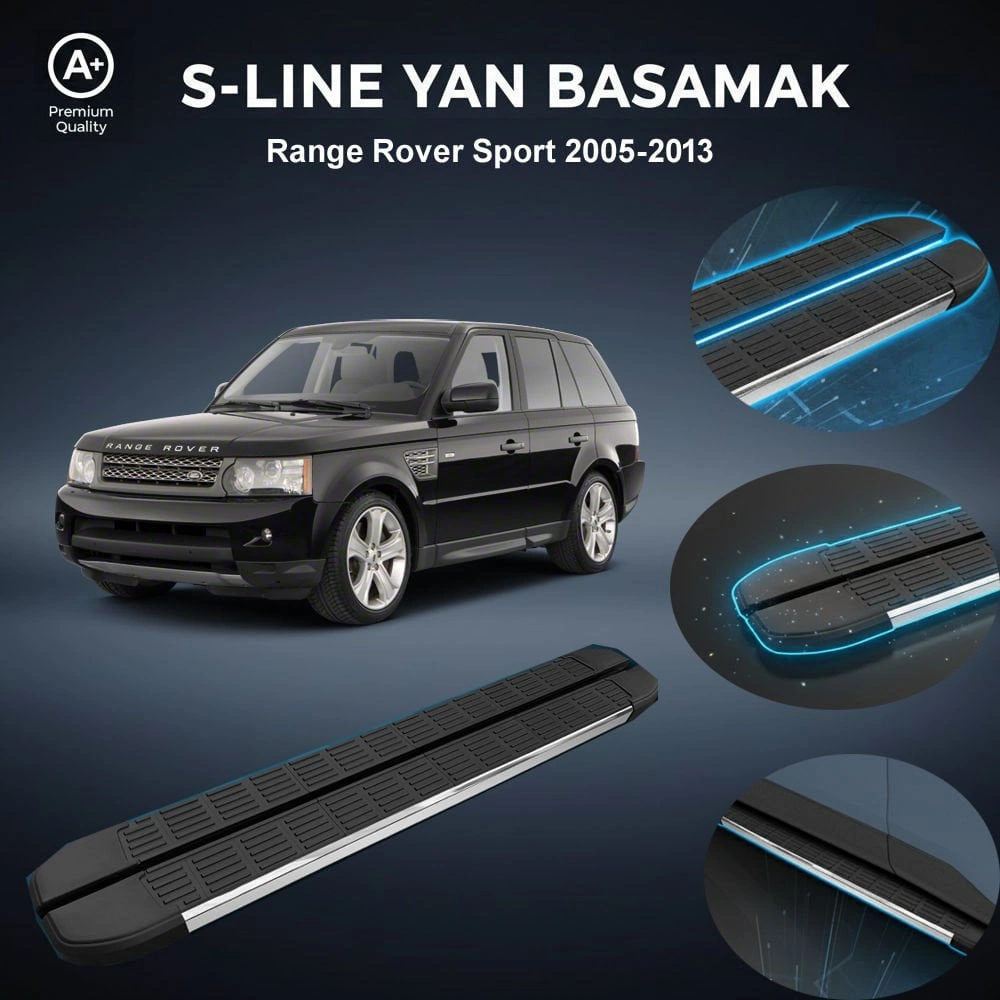 Range Rover Sport S-line Premium Krom Yan Basamak 2005-2013