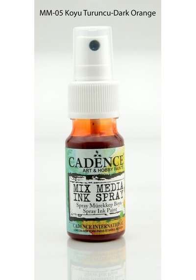 Cadence Mix Media Ink Sprey Mürekkep Boyası 25Ml - Mm05 K.Turuncu