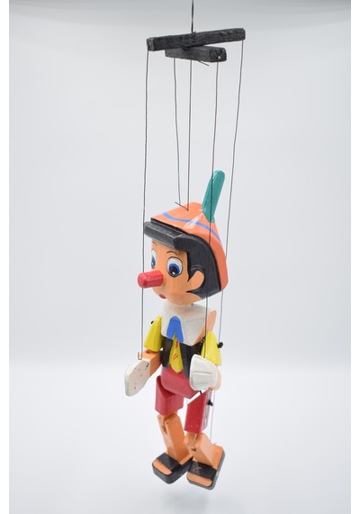 Ahşap Pinokyo Kukla. 35 CM. Büyük Boy.