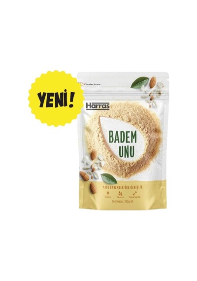 Harass Badem Unu 250 Gr X 4 Adet %100 Badem Glutensiz Yüksek Lifli Protein