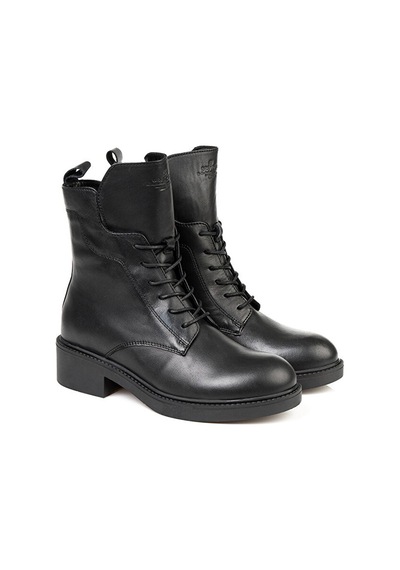 Greyder 30960 Zn Deri Trendy Kadın Bot Siyah