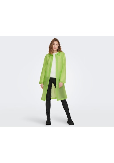 Only Onlacacie Rain Coat Otw Lime Punch Kadın Günlük Yağmurluk 15281181-LIME-PUNCH Yeşil