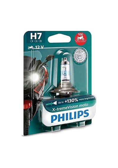 Philips 12972xv+bw X-tremevision Moto +%130 H7 Motosiklet Far Lambası, 1 Adet