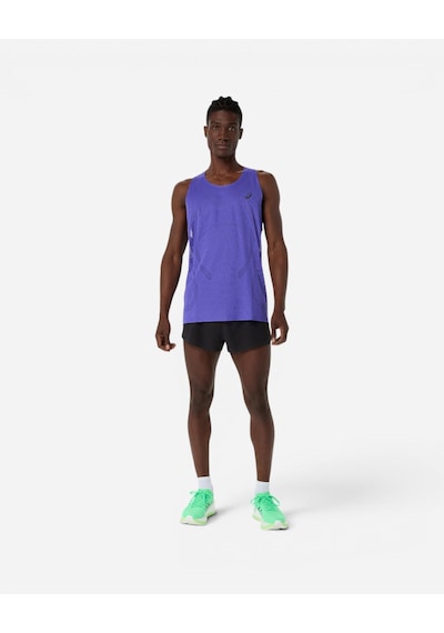 Asics Metarun Sınglet Erkek Mavi Atlet 2011d508-400