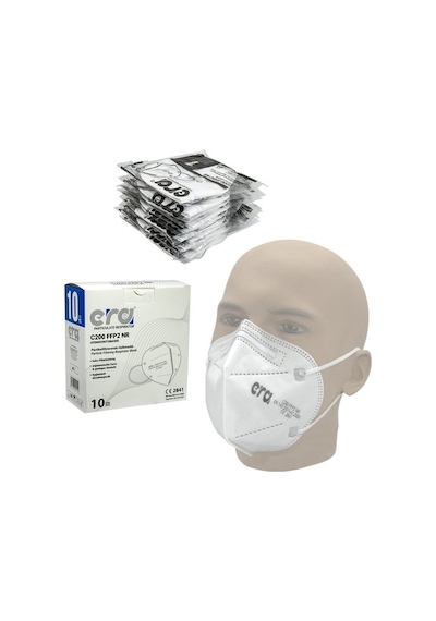 Era C200 Ventilsiz Ffp2 Nr Partikül Solunum Maskesi 10 Lu Paket