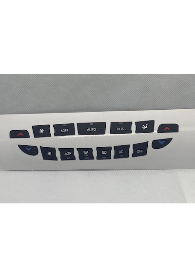 Fluence - Megane 3 - Scenic - Latitude 3 Klima Tuş Tamir Sticker Seti 1 Adet