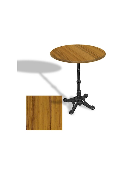 Çipa 1002 Döküm Ayak Yuvarlak Masa Çap 90cm - Werzalit, Wermodin Ve Allzalit Tabla - Real Teak Çok Renkli Çipa 1002 Döküm Ayak Yuvarlak Masa Çap 90cm - Werzalit, Wermodin Ve Allzalit Tabla - Real Teak Çok Renkli